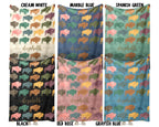 Custom Buffalo Blanket Personalized Name Wildlife Throw Retro Bison Graphic Cozy Rustic Home Decor Unique Western Gift Idea