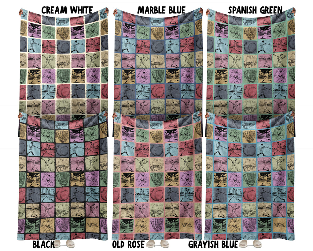 Baseball Blanket Throw – Cozy Sports Gift for Baseball Fans