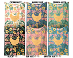 Floral Chicken Blanket – Cozy Wildflower Farm Animal Throw Gift