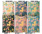Floral Dachshund Blanket – Cozy Vintage Dog Lover Throw