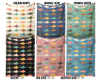 Retro Fishing Lover Blanket for Anglers, Cozy Fish Throw Gift for Fisherman Dad and Rustic Outdoor Cabin Style