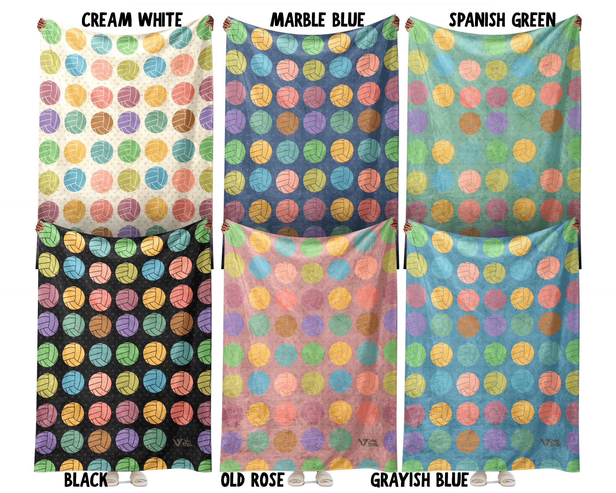 Retro Volleyball Blanket Gift for Sports Lovers, Cozy Athletic Throw, Fun Game Room Decor Accent for Bedroom and Living Spaces