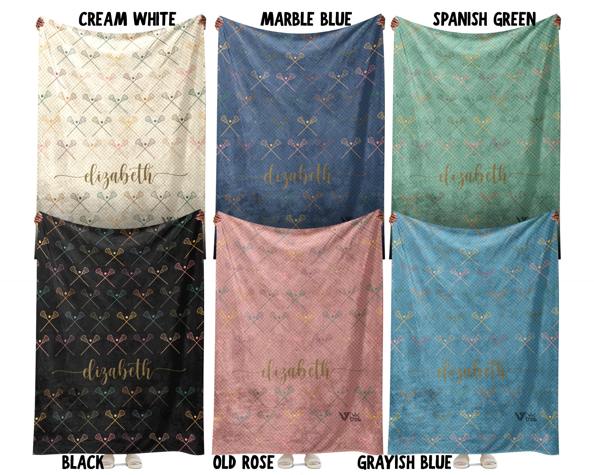 Custom Lacrosse Throw Blanket – Personalized Gift for Sports Lovers