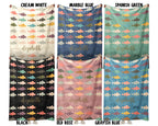 Custom Retro Fishing Blanket, Personalized Fish Lover Throw for Angler Dad Lake Cabin Outdoor Decor and Gifts