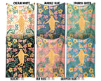 Floral Penguin Blanket – Cozy Vintage Ocean Animal Throw Gift