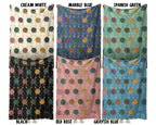 Retro Knitting Lover Blanket, Vintage Yarn Crochet Throw for Crafters, Cozy Needlework Gift and Home Accent