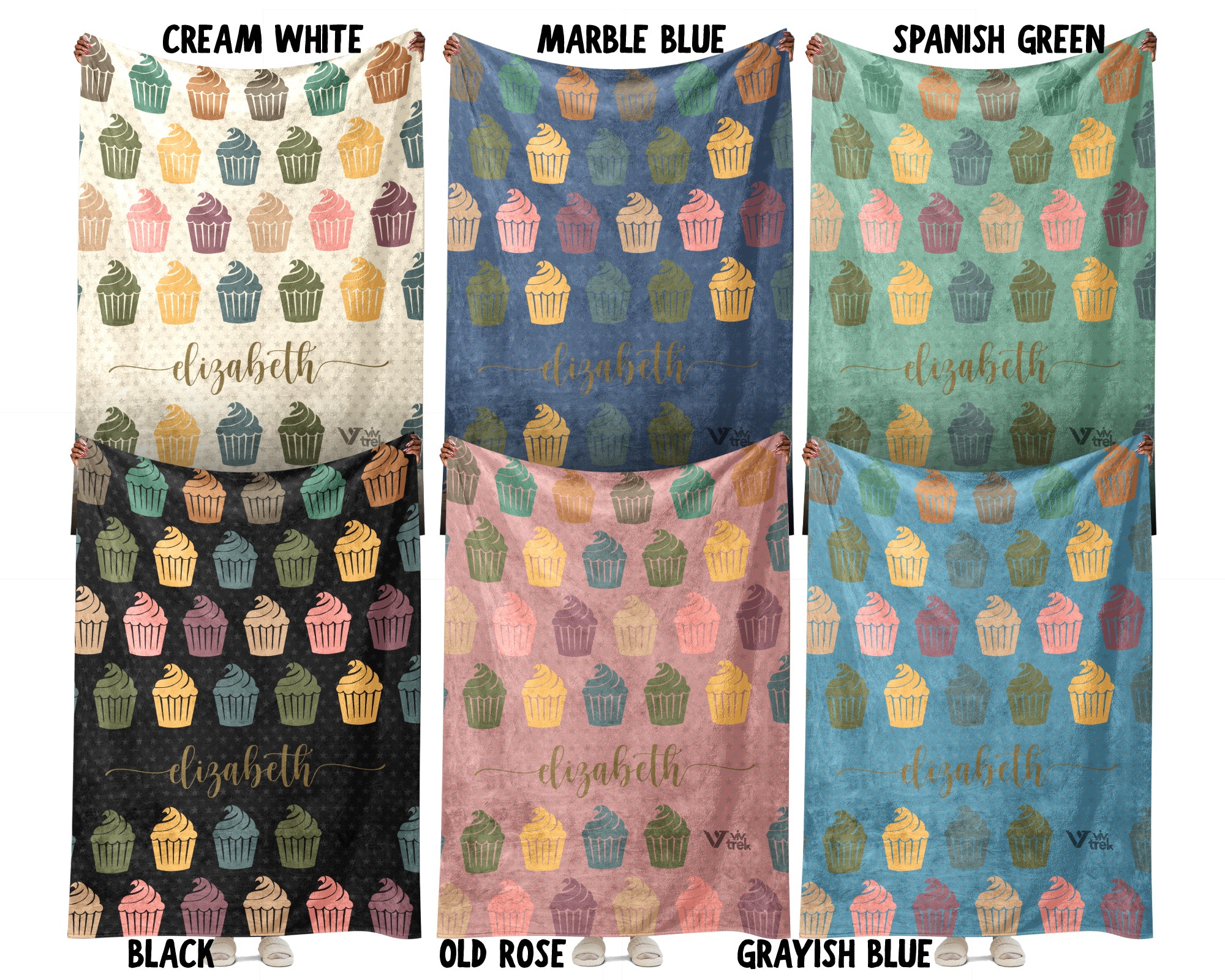 Personalized Baking Lover Blanket Retro Kitchen Throw Cozy Custom Name Gift Soft Cake Bread Maker Decor for Home