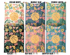 Floral Basketball Throw Blanket – Cozy Sports Fan Gift