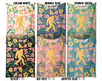 Custom Name Floral Bigfoot Blanket, Cozy Sasquatch Throw Gift for Fans