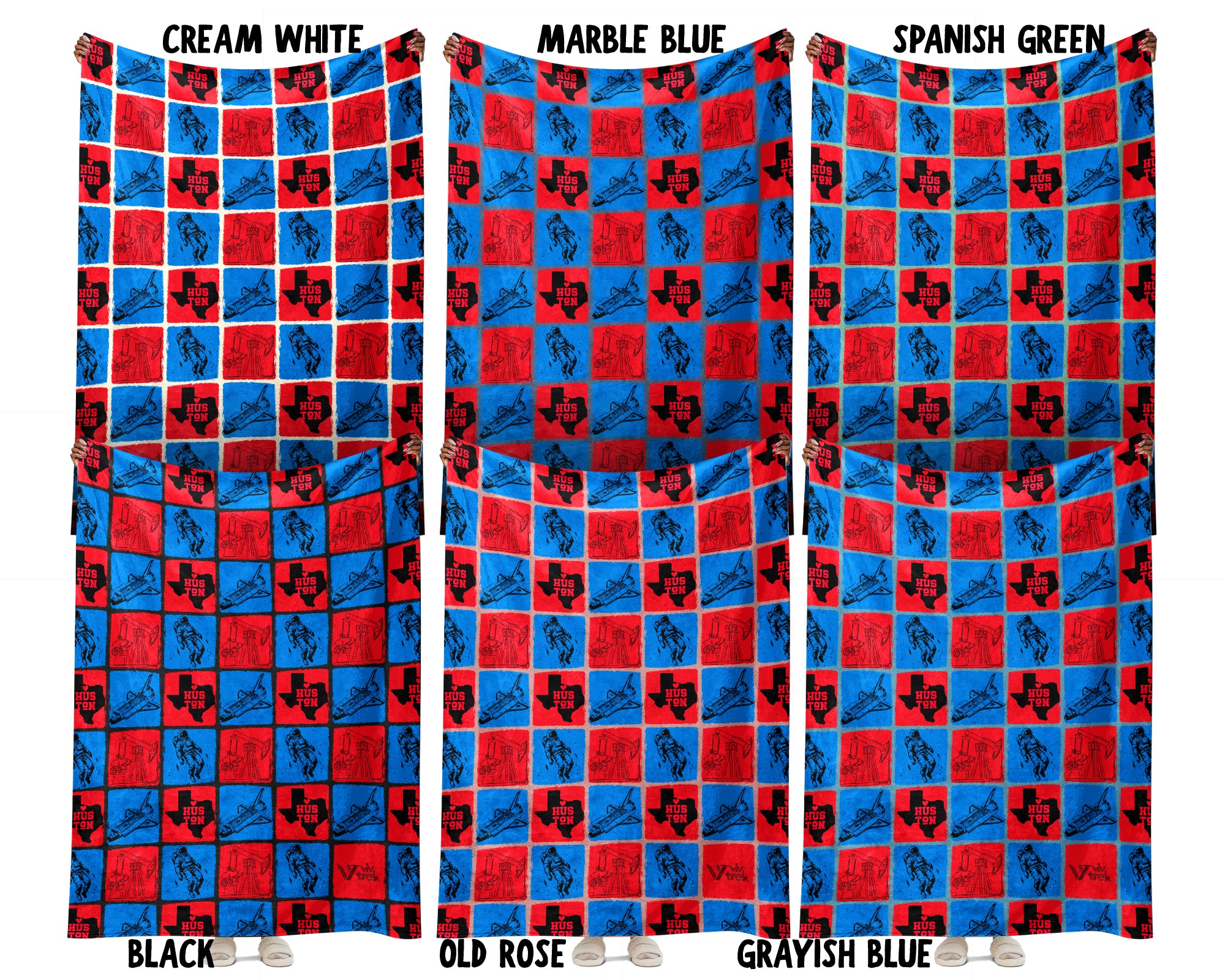Retro Houston City Map Blanket Throw, Cozy Skyline Decor, Texas Pride Gift, Urban Sofa Throw Blanket for Home