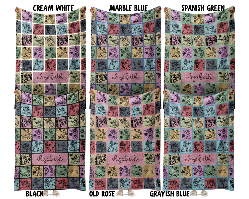 Personalized Paintball Blanket – Custom Name Throw for Paintball Fans