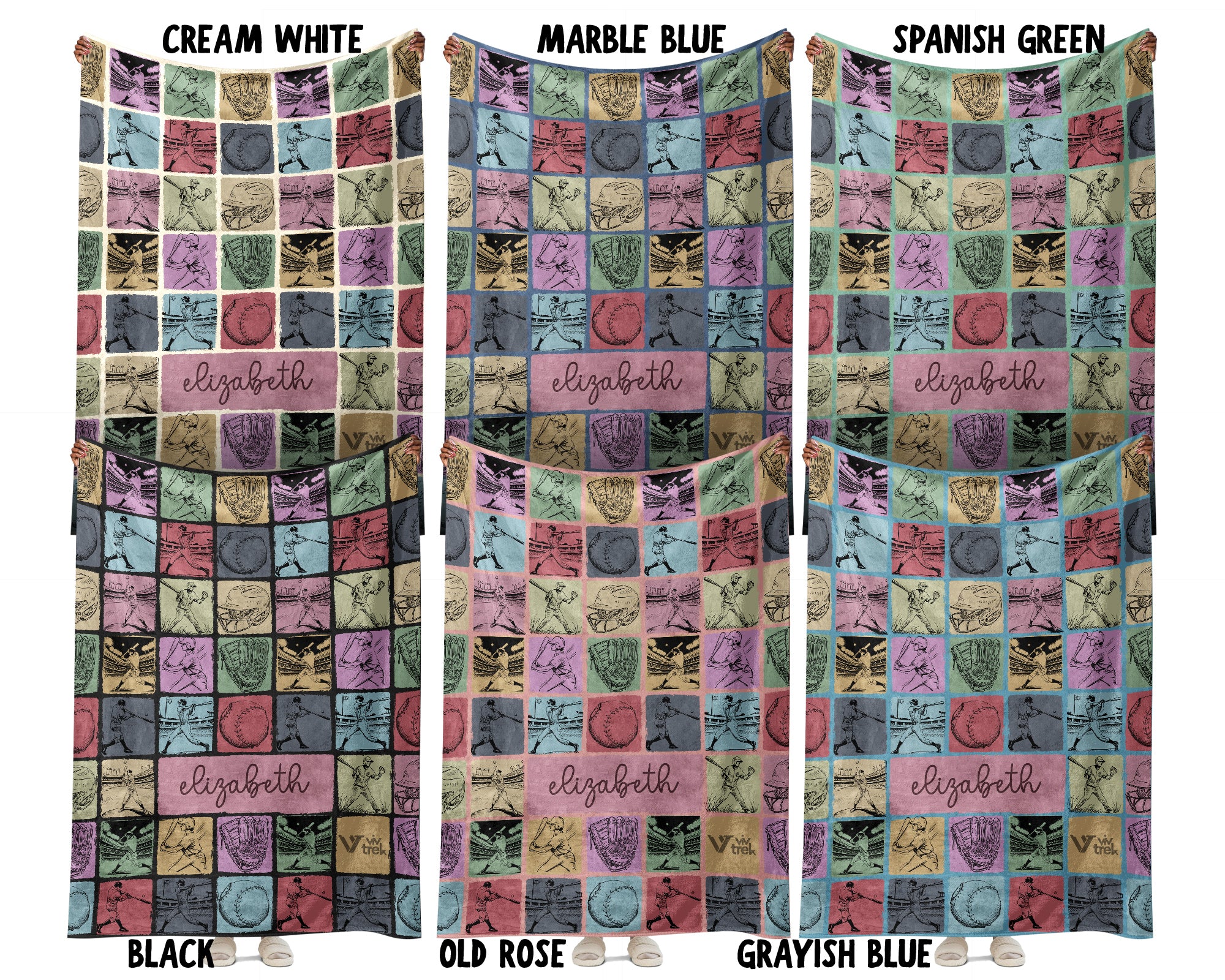 Custom Baseball Blanket – Personalized Throw for Baseball Fans & Lovers