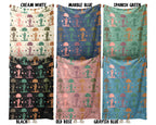 Retro Astronomy Blanket for Galaxy Lovers, Cozy Space Throw with Planet Rocket and Astronaut Theme Decor