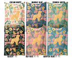 Floral Personalized Golden Retriever Blanket with Custom Name, Cozy Wildflower Throw for Kids Teens Adults, Dog Lover Birthday Gift