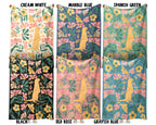 Floral Otter Blanket – Cute Wildflower Cozy Throw Gift