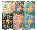 Personalized Llama Alpaca Floral Blanket, Custom Name Cute Animal Throw, Cozy Funny Farm Animal Gift for Animal Lovers