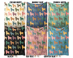 Retro Maltese Dog Blanket for Puppy Fans, Cozy Pet Throw Gift with Cute Canine Inspired Home Decor Style