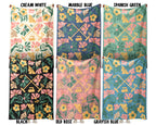 Curling Floral Blanket – Cozy Winter Sports Lover Throw