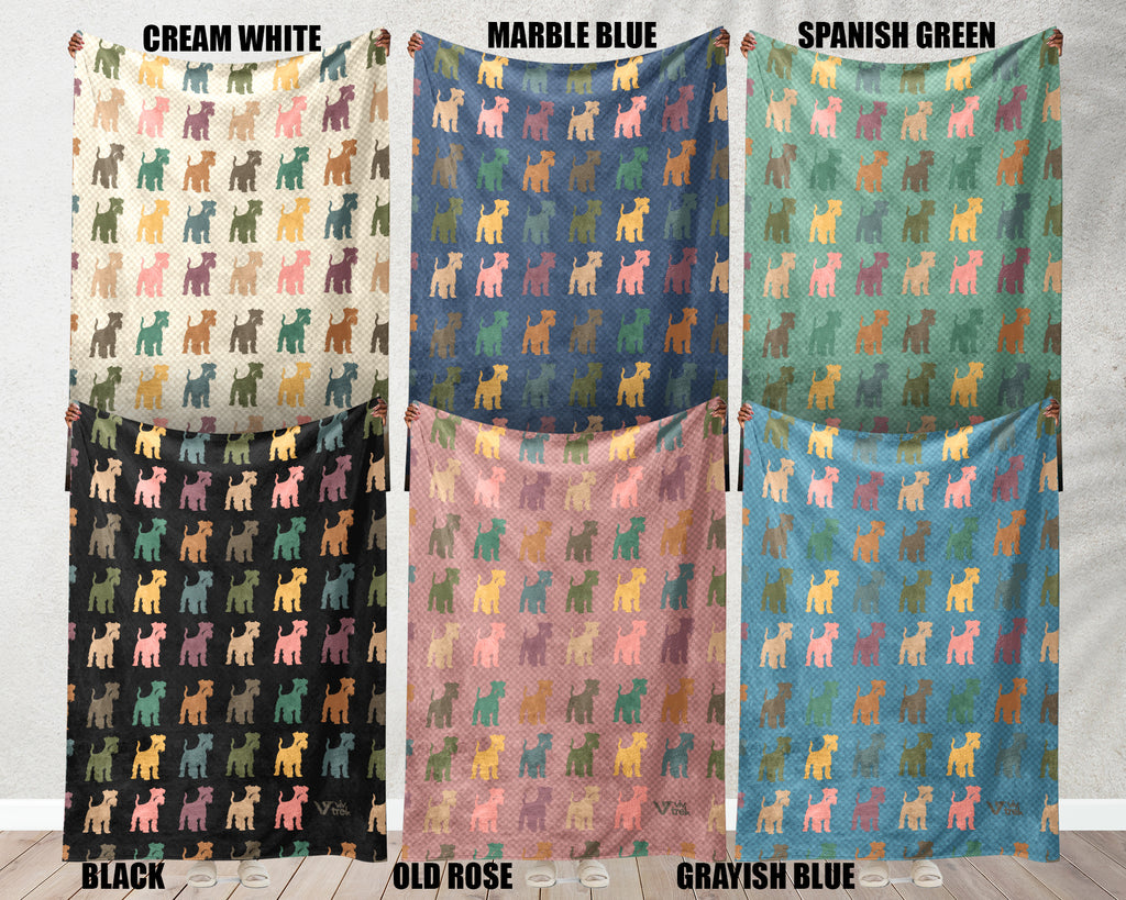 Miniature Schnauzer Dog Blanket - Vintage Pet Lover Throw, Cozy Gift Under $50
