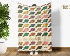 Personalized Beaver Throw – Cozy Custom Name Animal Blanket