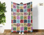 Retro Soccer Blanket – Cozy Throw for Players and Fans