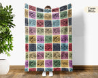 Retro Monster Truck Blanket for Kids, Cozy Truck Throw Gift