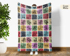 Vintage Polo Player Blanket – Cozy Equestrian Throw for Horse Lovers