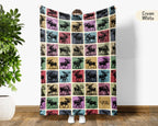 Vintage Moose Throw Blanket – Cozy Wildlife Gift for Animal Lovers