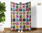 Vintage Birdwatching Blanket for Birders and Nature Lovers