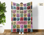 Custom Name Basketball Blanket – Personalized Sports Lover Throw