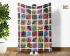 Retro Squirrel Lover Blanket Cozy Woodland Animal Throw Gift