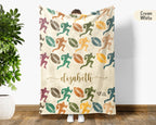 Personalized Rugby Blanket – Custom Name Cozy Throw for Rugby Players