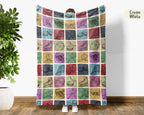 Retro Ice Hockey Puck Blanket – Cozy Throw for Ice Hockey Fans
