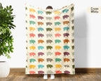 Retro Pig Lover Blanket Cozy Farm Animal Farmhouse Throw Gift
