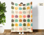 Retro Pumpkin Lover Blanket for Rustic Autumn Decor, Cozy Harvest Throw Gift with Farmhouse Seasonal Style