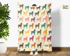 Retro Rottweiler Dog Blanket – Cozy Gift for Dog Lovers