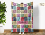 Personalized Name  Brachiosaurus Dinosaur Blanket – Cozy Throw for Dino Lovers