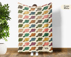 Retro Beaver Throw Blanket – Cozy Wildlife Gift for Nature Lovers
