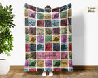 Custom Name Beaver Blanket – Personalized Woodland Animal Throw