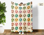 Retro Soccer Blanket Gift Cozy Sports Throw Soft Football Graphic Decor Unique Player Gift for Match Day Fans