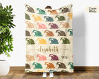 Custom Name Honey Badger Blanket – Personalized Cozy Throw for Nature Fans