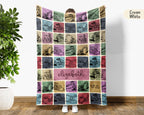 Custom Name Construction Blanket Personalized Excavator Throw, Cozy Builder Gift for Kids Boys, Truck Theme Room Decor