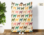 Vintage Siberian Husky Throw Blanket – Cozy Dog Lover Gift