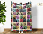 Construction Equipment Blanket, Kids Truck Throw, Bulldozer Crane Loader Cozy Blanket, Heavy Machinery Gift for Boys Girls