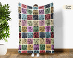 Vintage Bodybuilding Blanket, Gym Lover Fitness Throw Gift