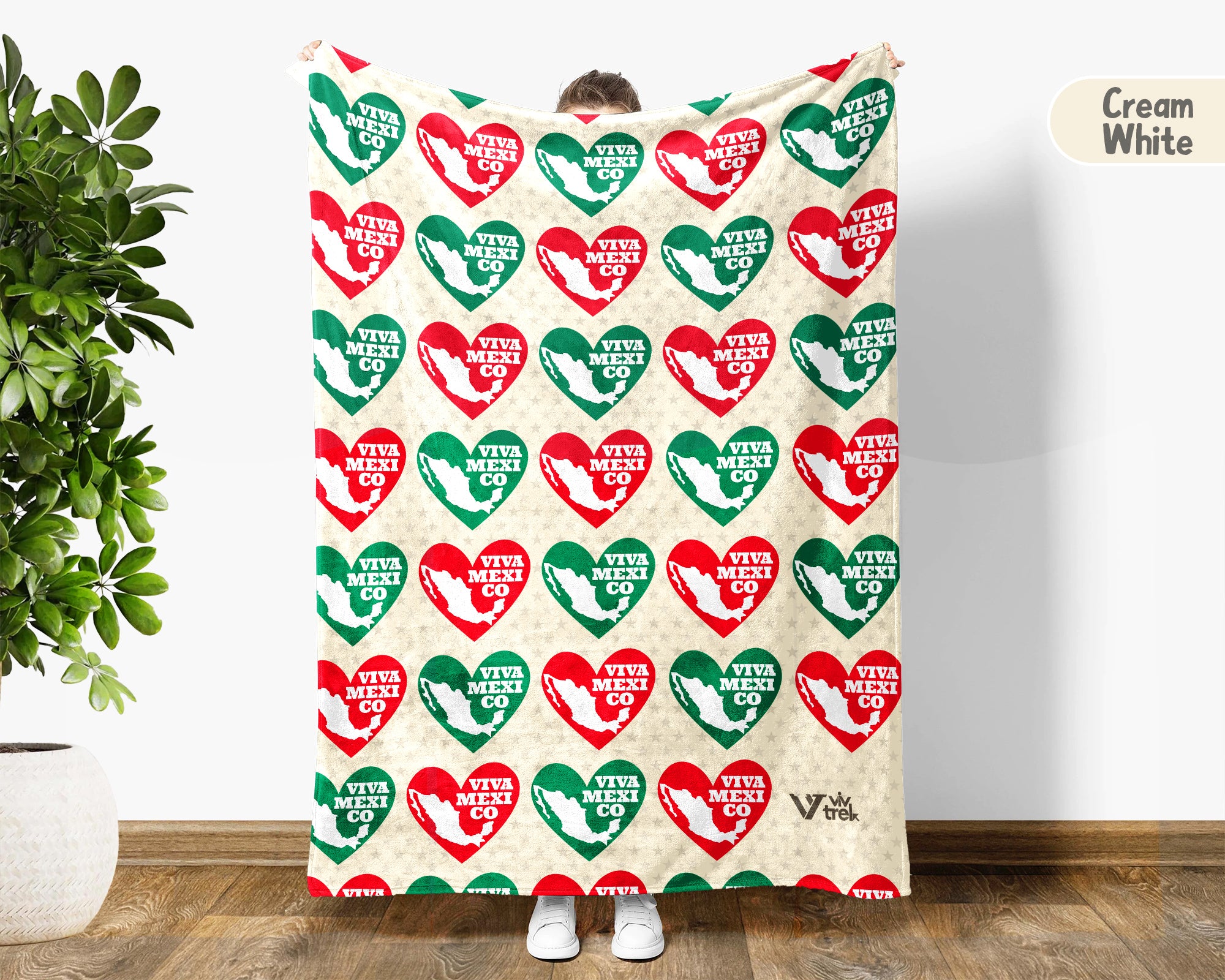 Retro Mexico Blanket Throw with Serape Inspired Design, Cozy Fiesta Decor, Colorful Latin Pride Heritage Gift Blanket for Home