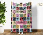 Personalized Table Tennis Blanket Cozy Custom Name Throw Soft Ping Pong Sports Decor Unique Gift for Fans