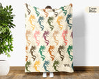Mermaid Throw Blanket for Girls, Fantasy Ocean Cozy Blanket, Underwater Theme Kids Blanket, Cute Magical Gift for Bedroom