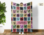 Custom Name Chicken Blanket – Personalized Farm Animal Throw