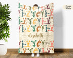 Personalized Cheer Blanket Custom Name Sport Throw Cozy Cheerleader Gift Team Spirit Decor Unique Athletic Home Accent
